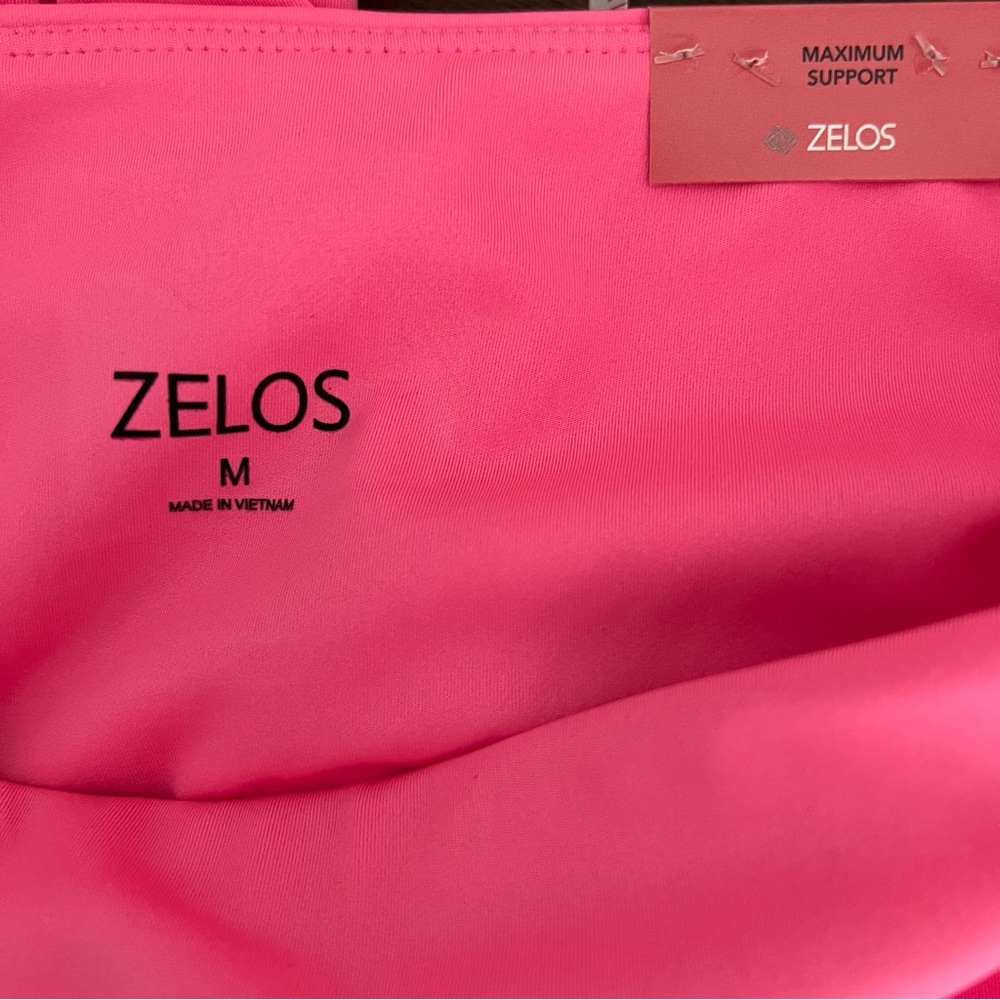 NWT ZELOS High Impact 7/8ths Hot Pink Leggings - Picture 4 of 6